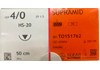 Supramid 4/0 multifil (TO151762) HS-20 (1 x 50 cm) 24 Stück (schwarz)      (SSB)